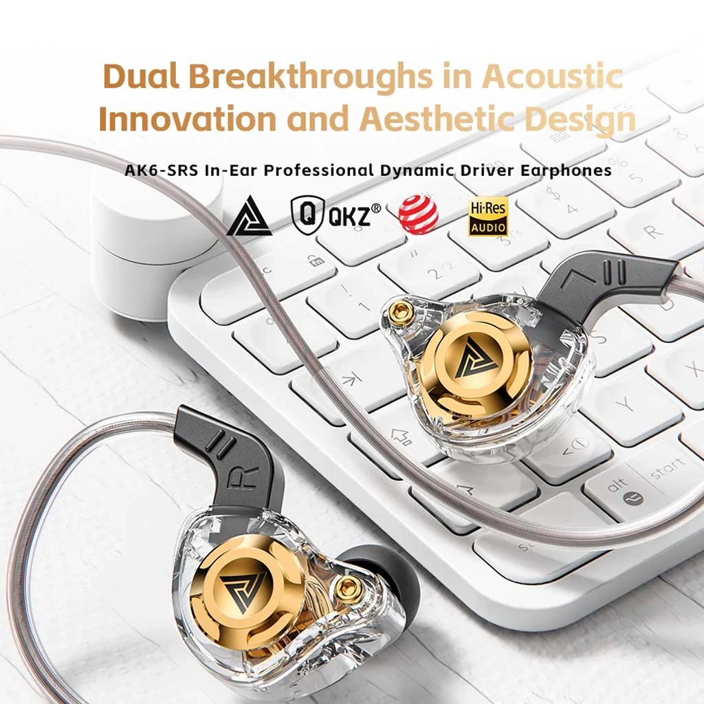 QKZ- AK6 SRS Wired IEM with Mic - Image 4