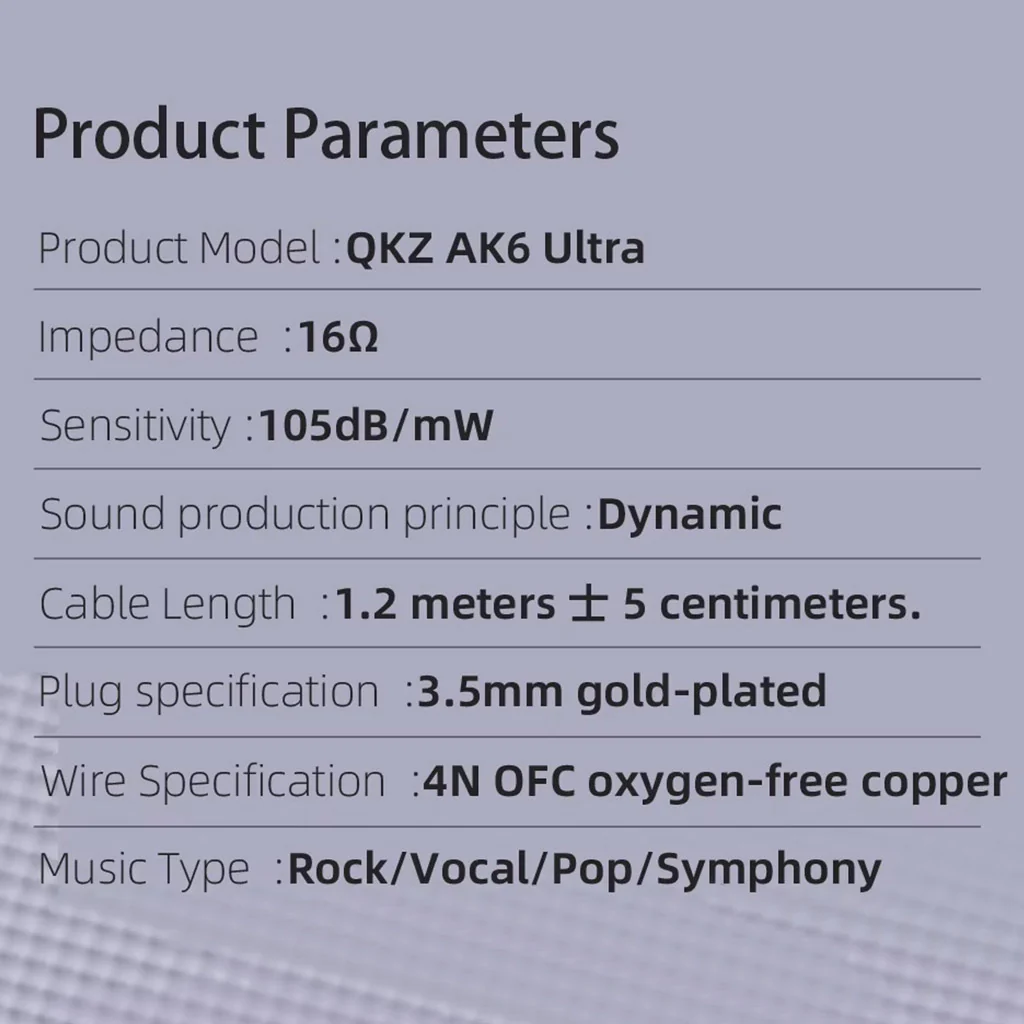 QKZ - AK6 Ultra Wired In-Ear Monitors - Image 9
