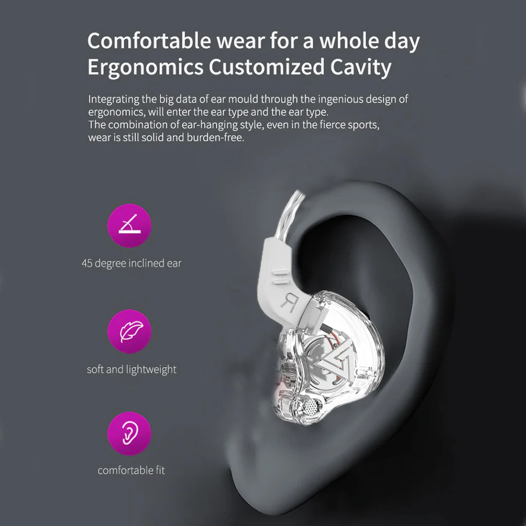 QKZ - AK6 Wired IEM with Mic - Image 20