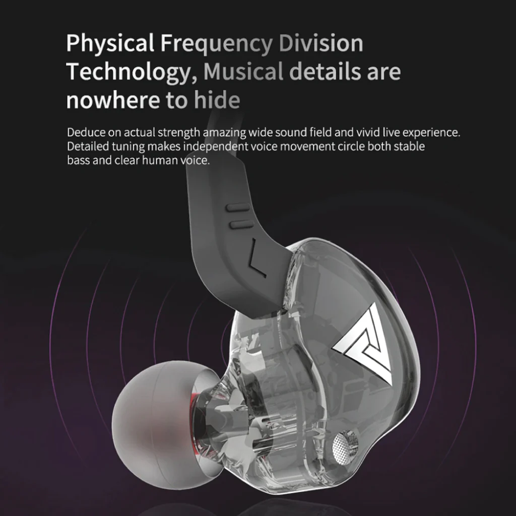 QKZ - AK6 Wired IEM with Mic - Image 6