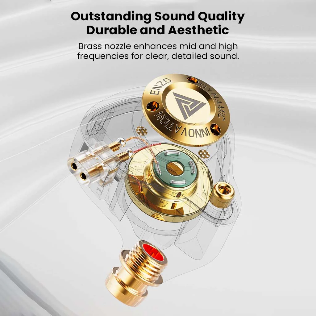 QKZ ENZO Pro Hi-Res 11mm Dynamic Driver IEM - Image 5