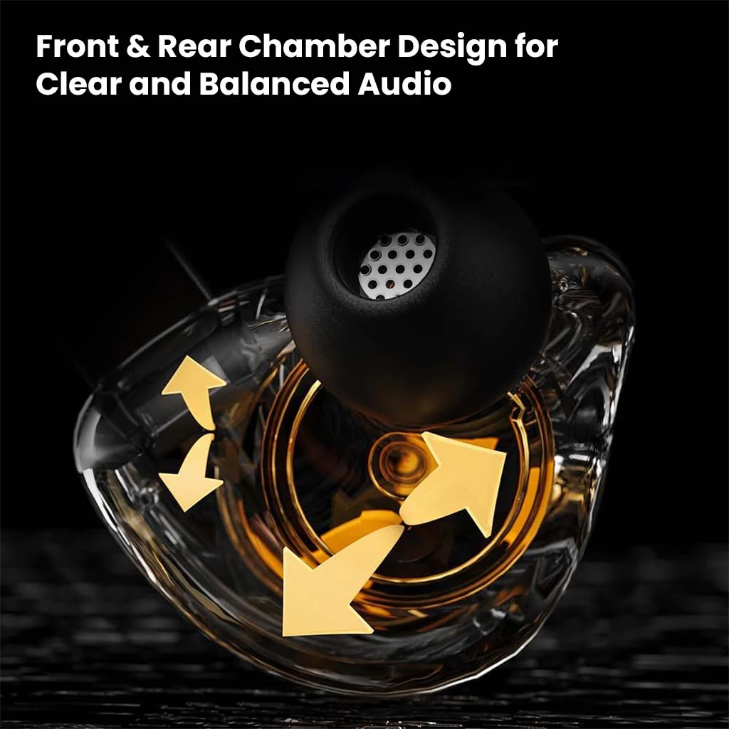 QKZ- ENZO Wired IEM With Mic - Image 4