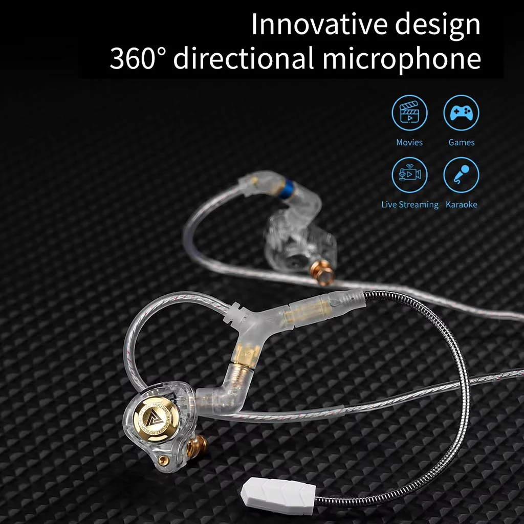 QKZ Q7 MAX 2 Core Upgrade Cable for Gaming IEMs - Image 4