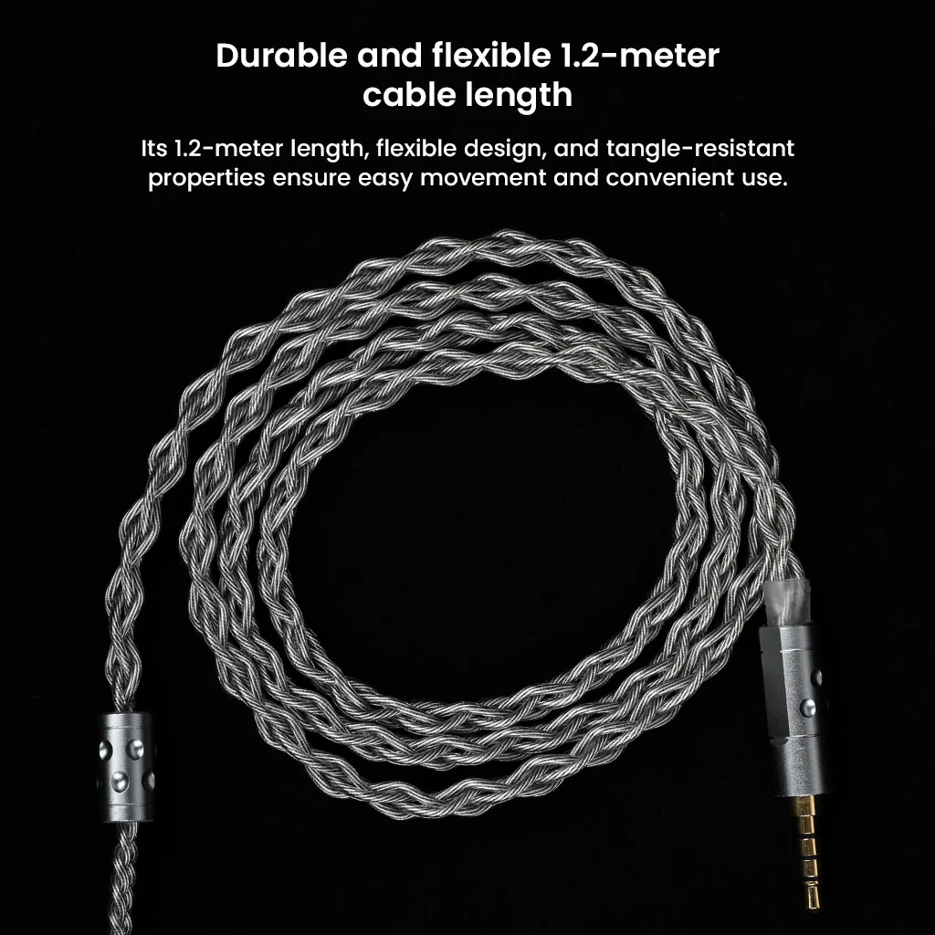 QKZ - T7 Premium 4-Core Upgrade Cable For IEM - Image 11