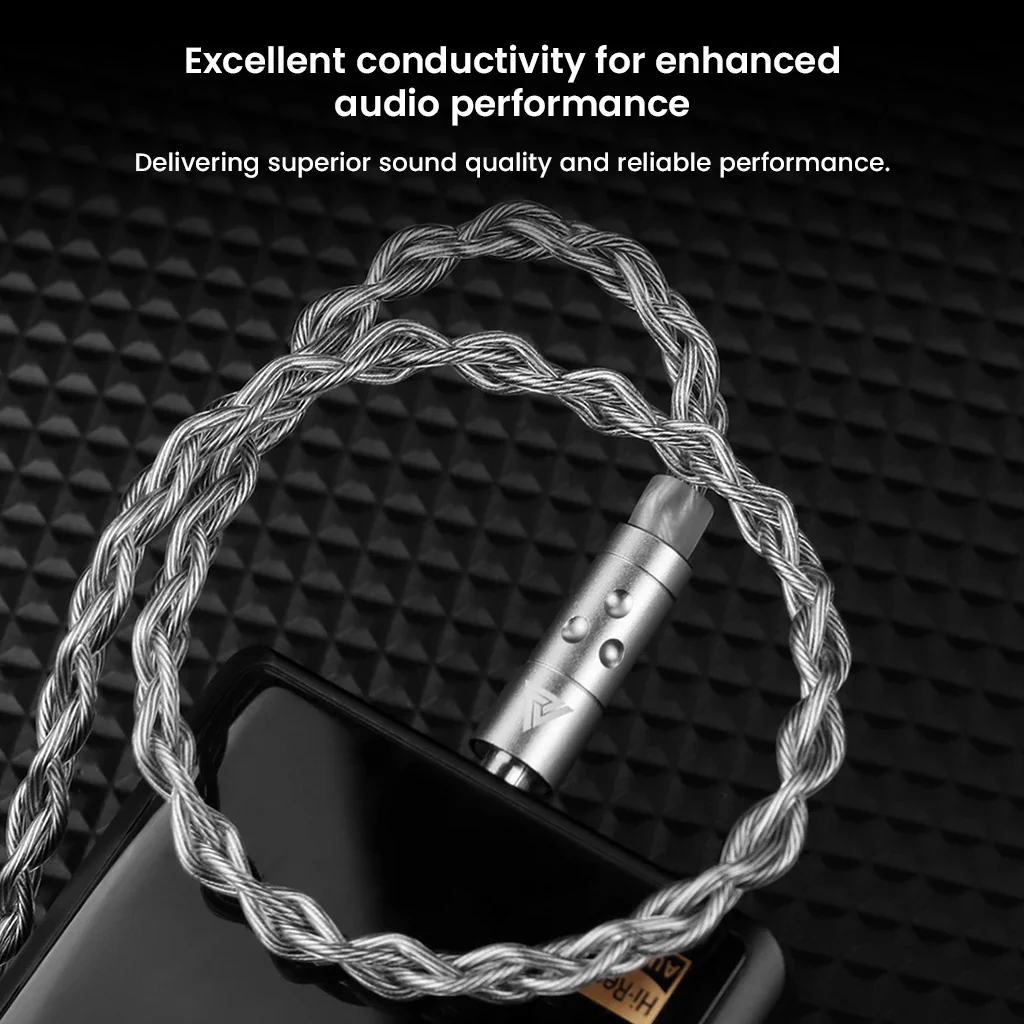 QKZ - T7 Premium 4-Core Upgrade Cable For IEM - Image 8