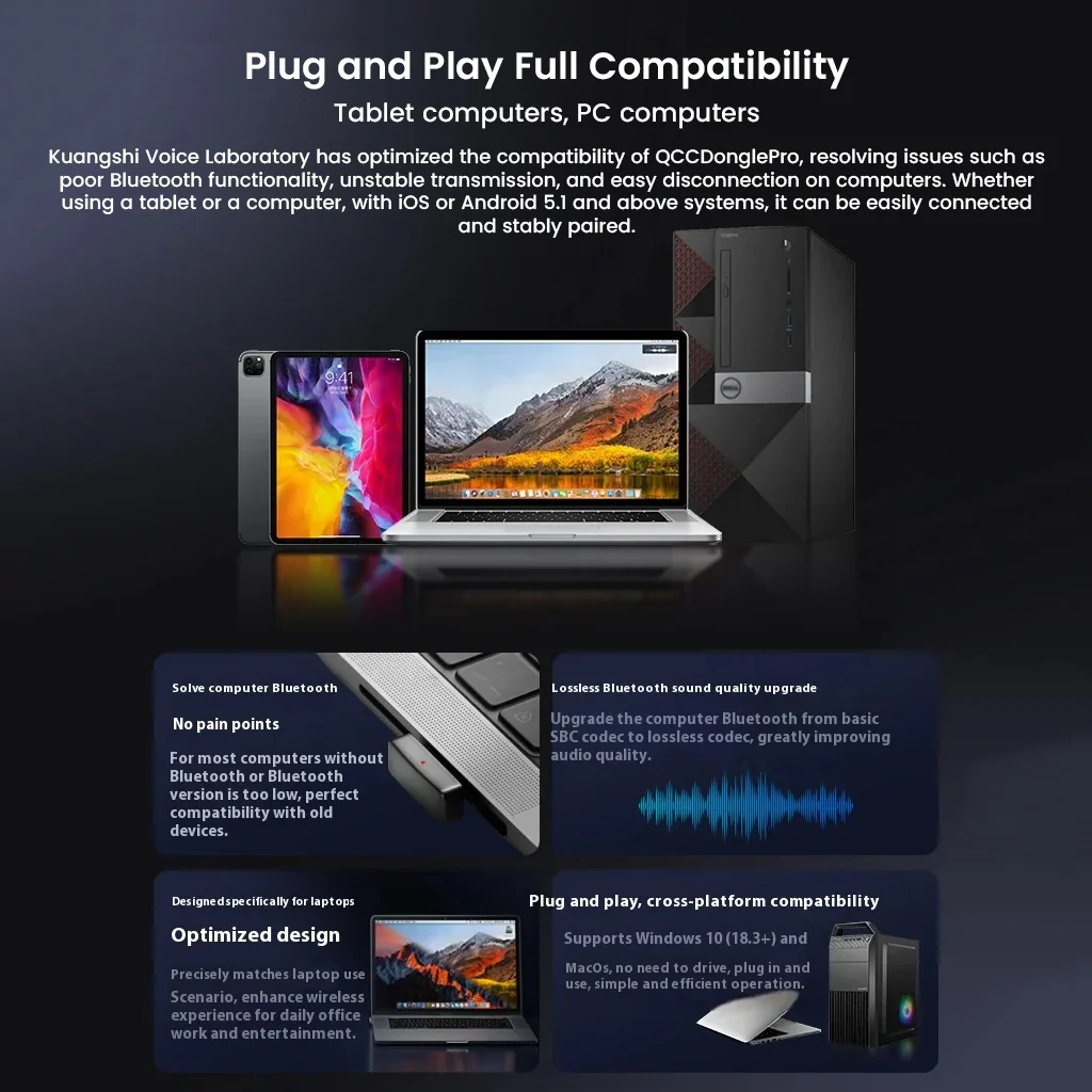 Questyle- QCC Dongle Pro Lossless Bluetooth 5.4 Transmitter - Image 15