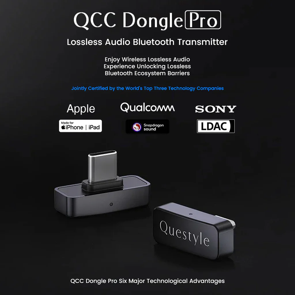 Questyle- QCC Dongle Pro Lossless Bluetooth 5.4 Transmitter - Image 3