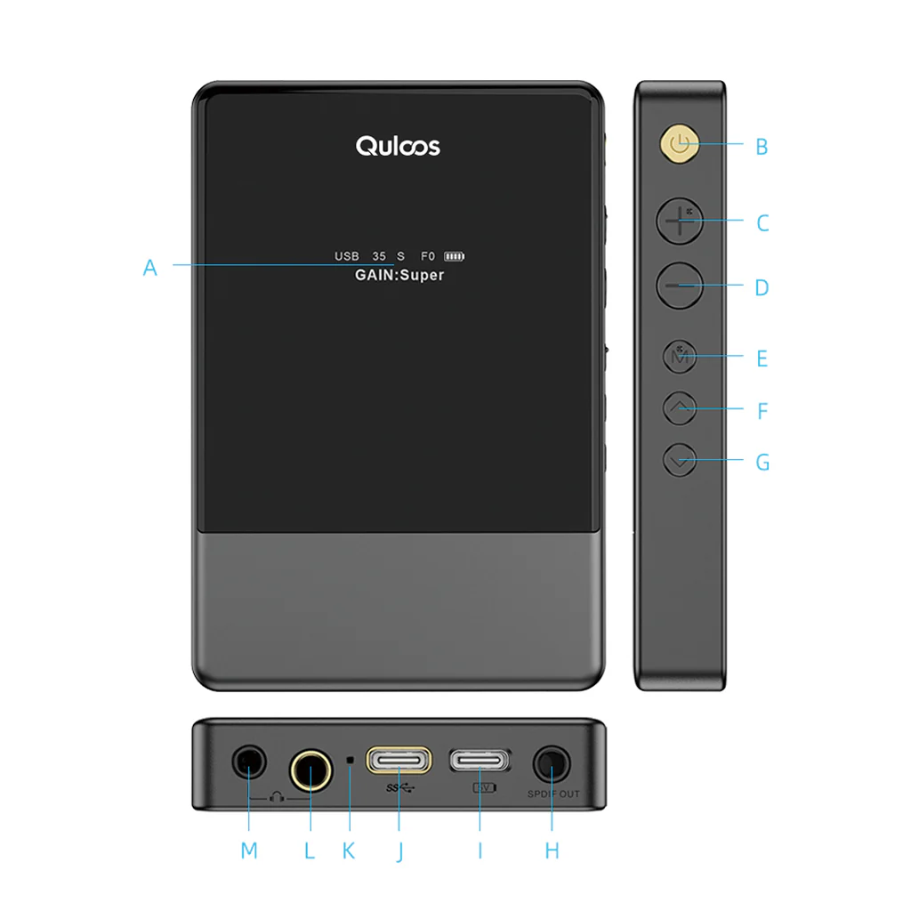 QULOOS - MUB1 Bluetooth Portable USB DAC & AMP - Image 3