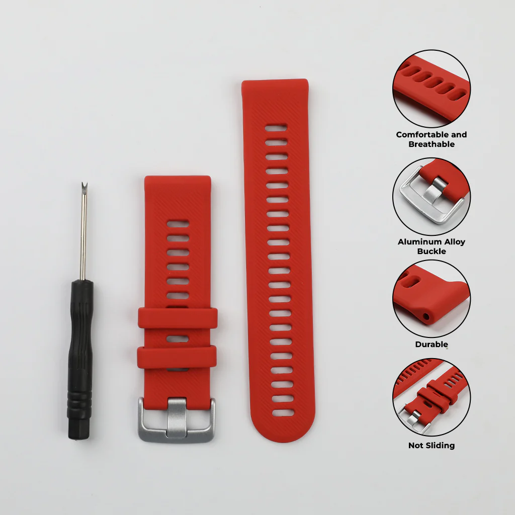 TECPHILE - Watch Band for Garmin Forerunner 745 Quickfit 22mm - Image 5