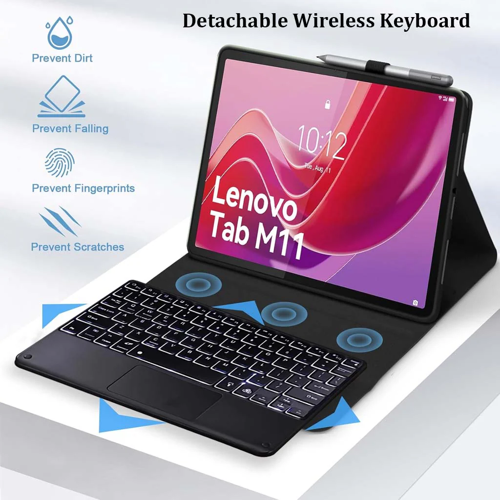 RM121 Keyboard Case for Xiaomi Redmi Pad 2 Pro, Redmi Pad Pro 12.1-inch - Image 9