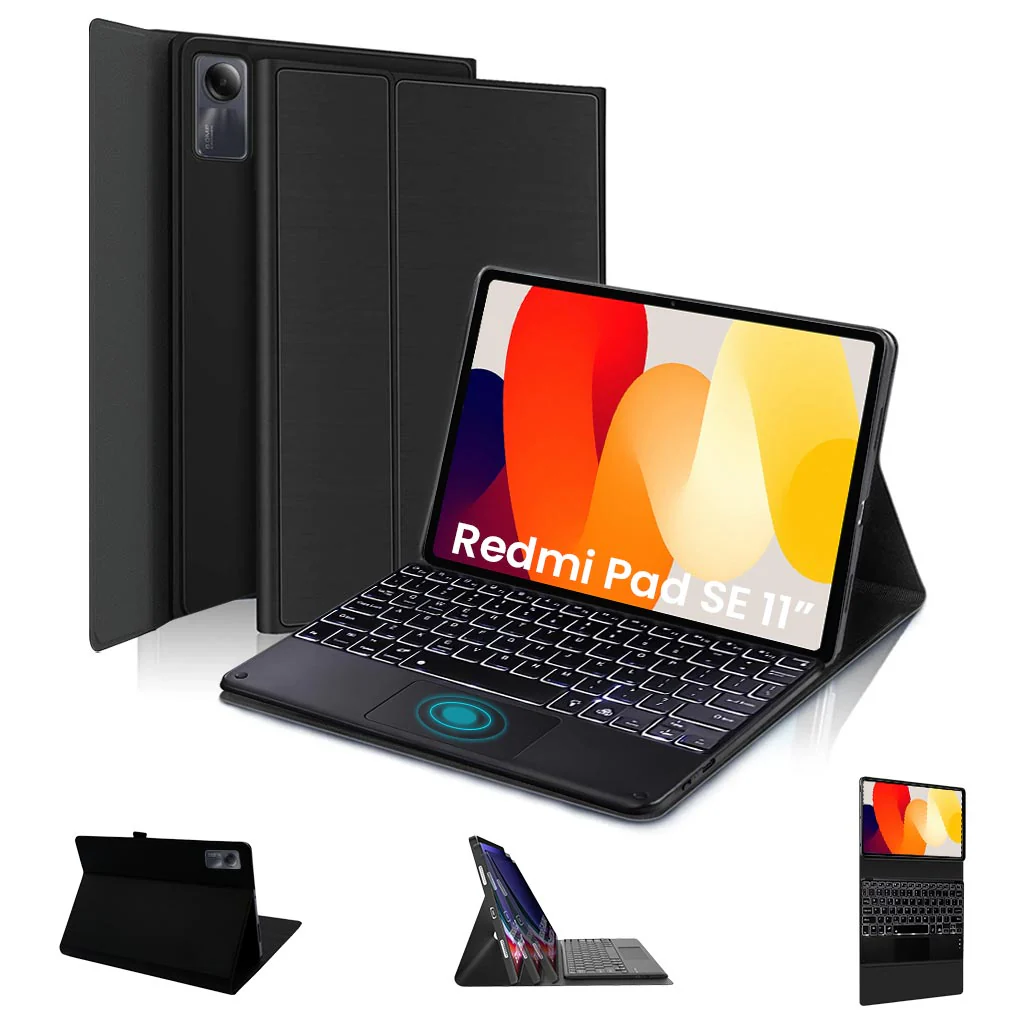 RMSE11 Keyboard Case Cover for Xiaomi Redmi Pad SE 11" (2023) & Pad 2 11" (2025)