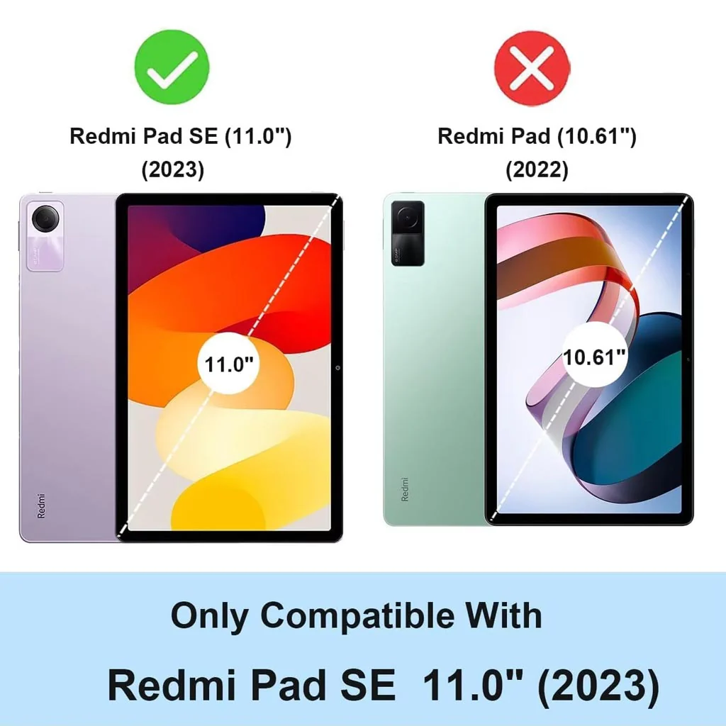 RMSE11 Keyboard Case Cover for Xiaomi Redmi Pad SE 11" (2023) & Pad 2 11" (2025) - Image 2