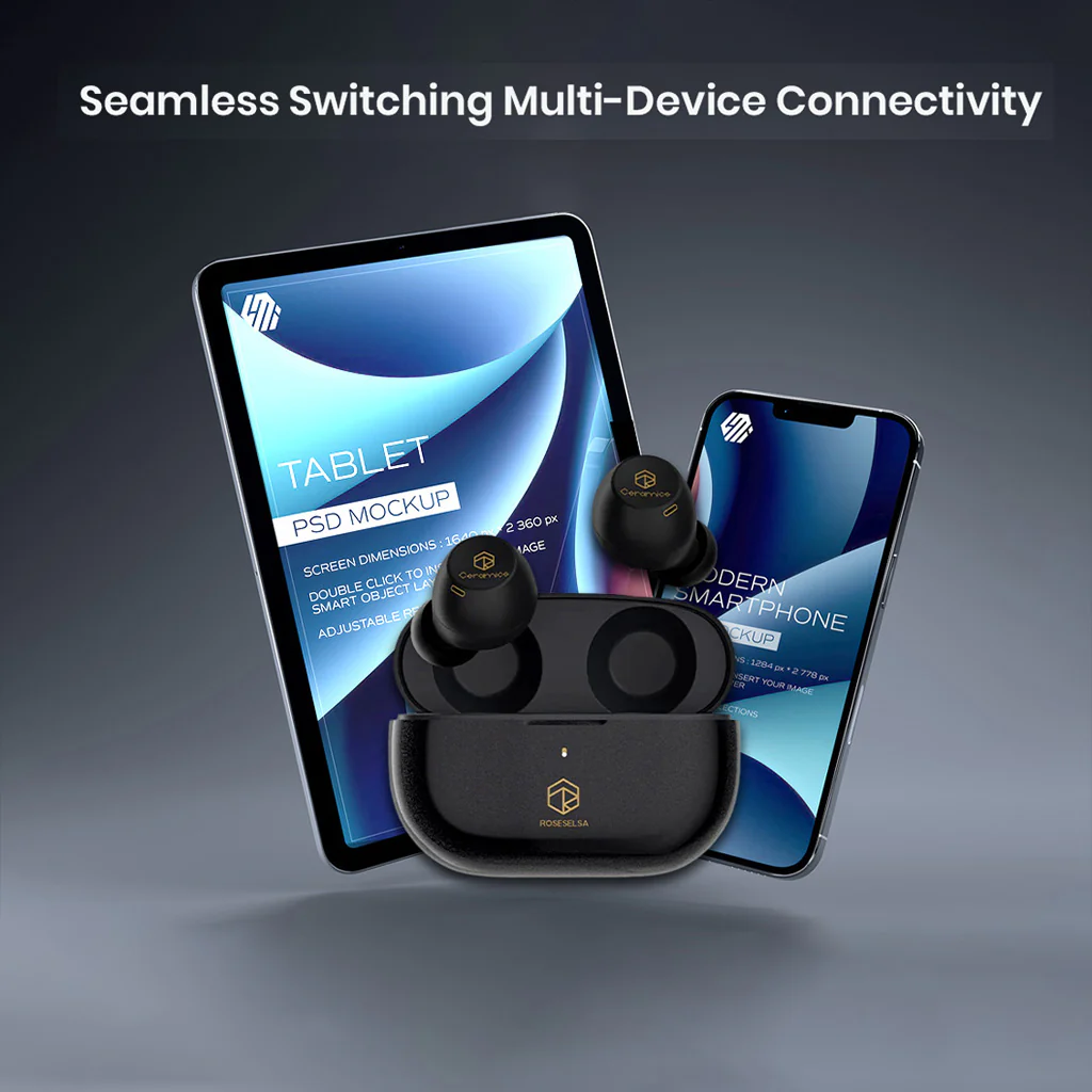 ROSESELSA - CERAMICS X True Wireless Earbuds with Hybrid ANC - Image 9