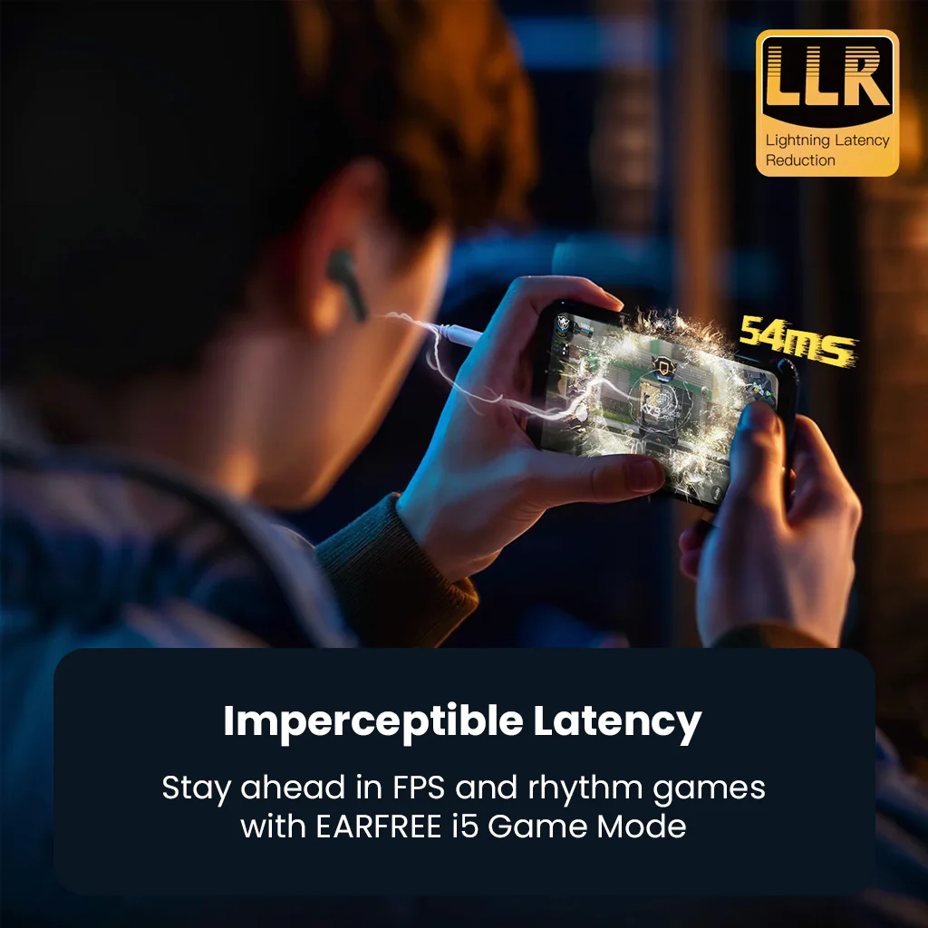 ROSESELSA EARFREE i5 ANC Wireless Earbuds with LDAC & Game Mode - Image 10