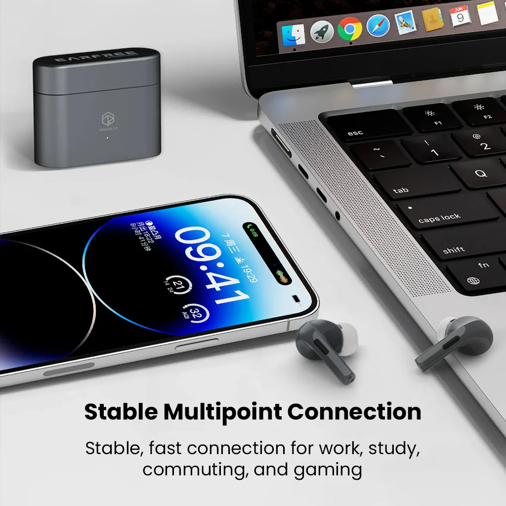 ROSESELSA EARFREE i5 ANC Wireless Earbuds with LDAC & Game Mode - Image 11