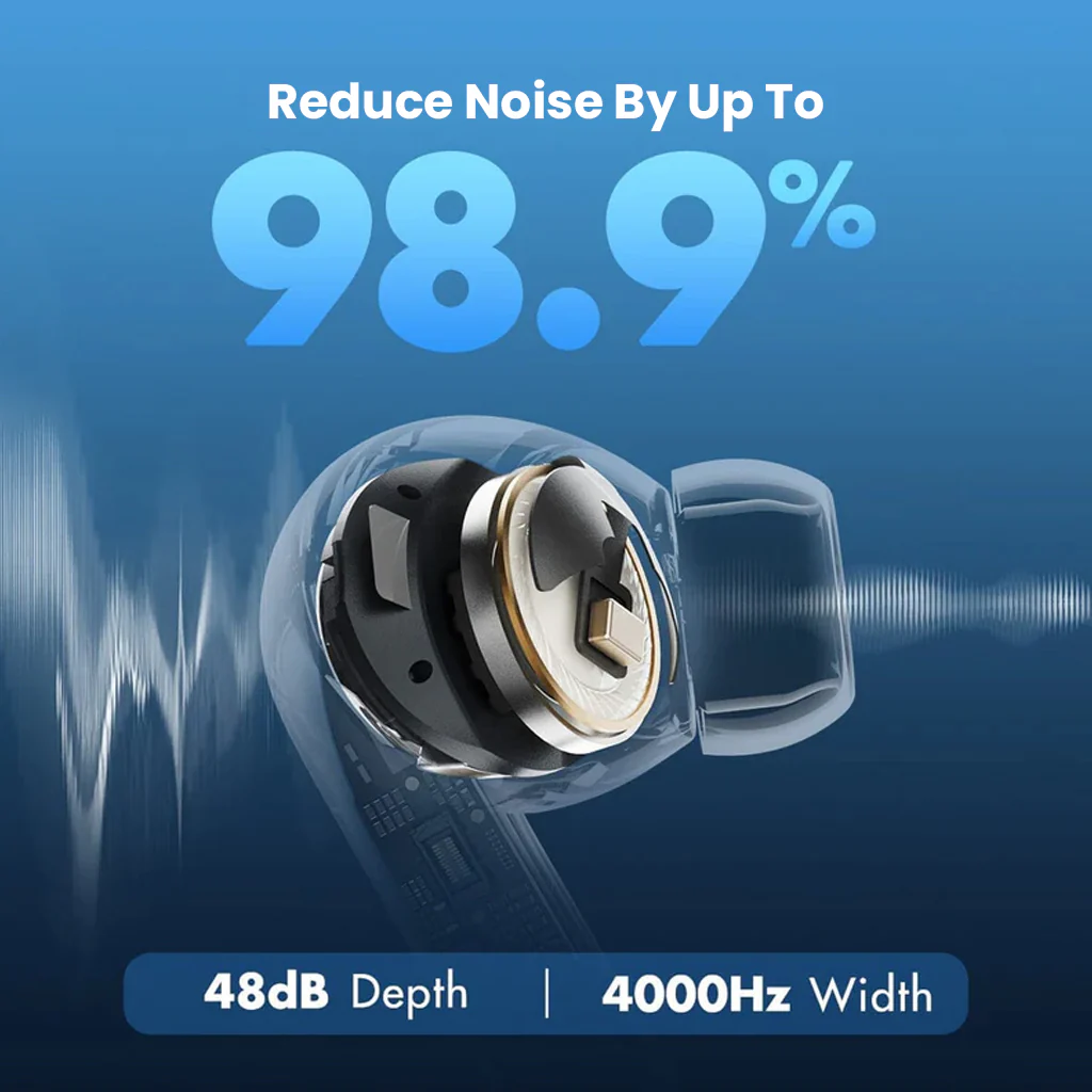 ROSESELSA EARFREE i5 ANC Wireless Earbuds with LDAC & Game Mode - Image 13