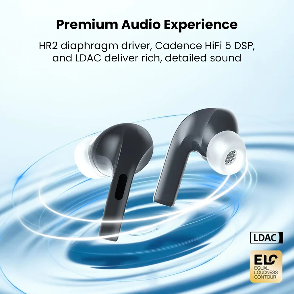 ROSESELSA EARFREE i5 ANC Wireless Earbuds with LDAC & Game Mode - Image 14
