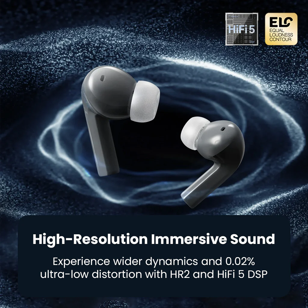 ROSESELSA EARFREE i5 ANC Wireless Earbuds with LDAC & Game Mode - Image 3