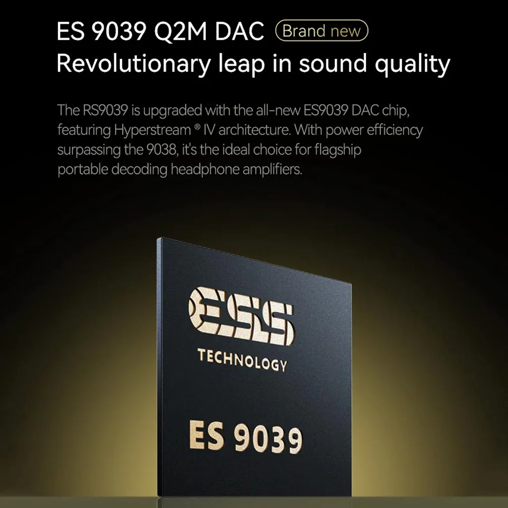 ROSESELSA - RZ550 ES9039Q2M HiFi Portable DAC & Amp - Image 6