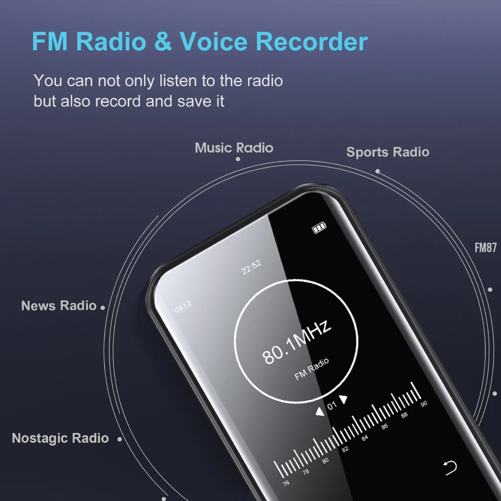 RUIZU - D19 Portable Music Player - Image 5