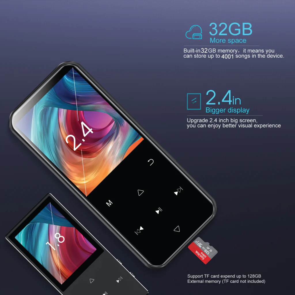 RUIZU - D19 Portable Music Player - Image 6