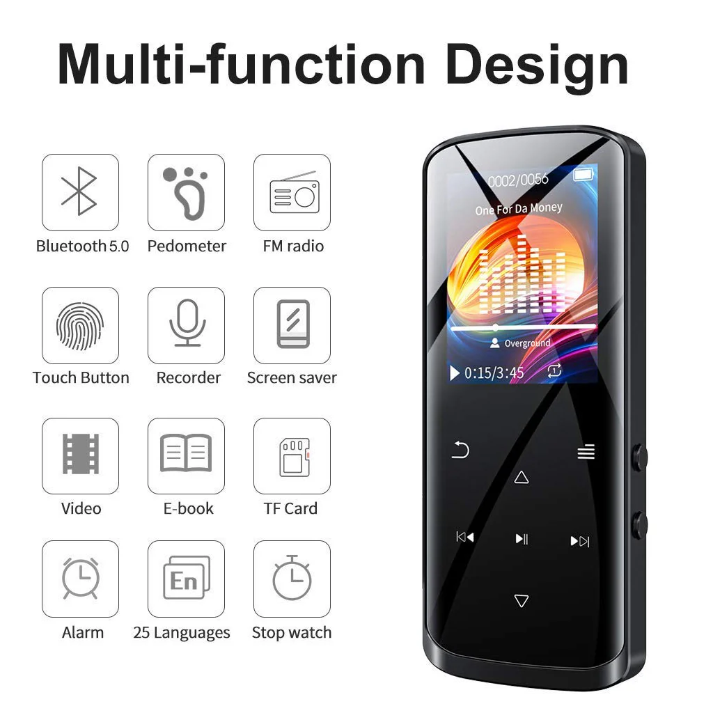 RUIZU - D50 Portable Mp3 Player - Image 2