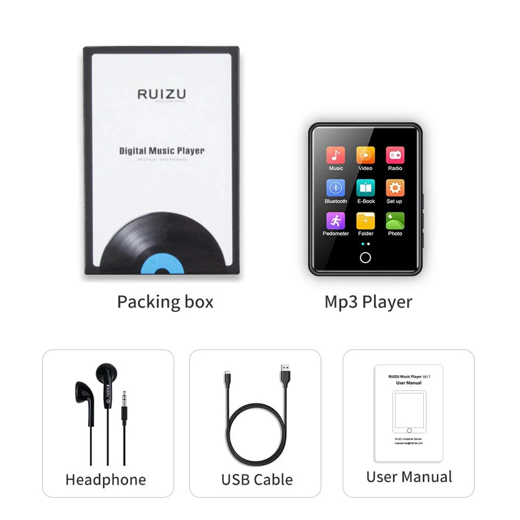 RUIZU M17 16GB Portable Mp3 Player - Image 7