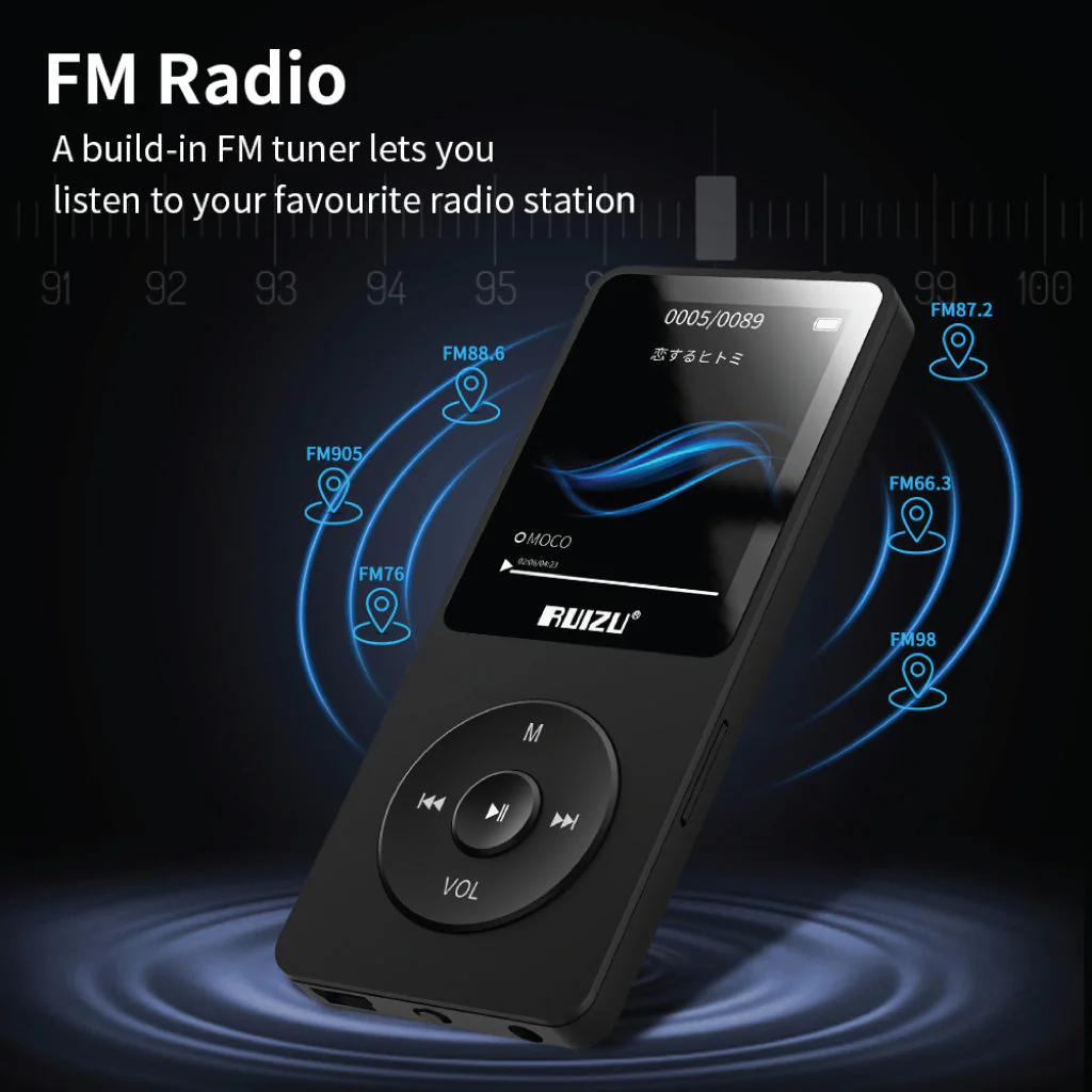 RUIZU - X02 Mp3 Player (Demo Unit) - Image 12