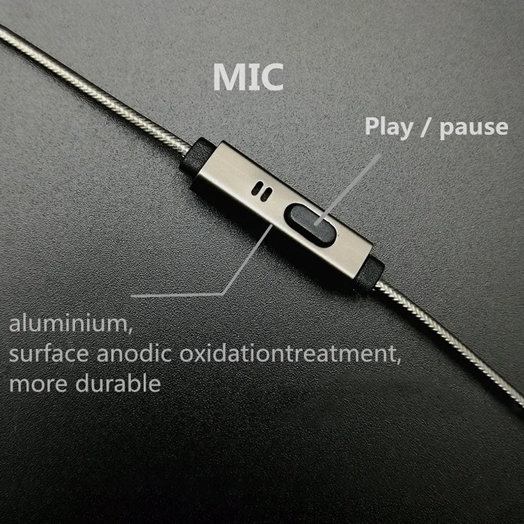 RY04 15mm Dynamic Driver Wired Earphone - Image 2