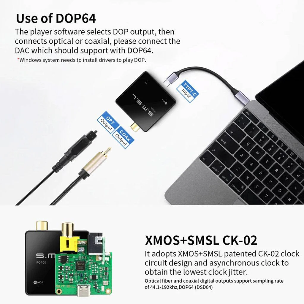 S.M.S.L PO100 2024 Compact USB Digital Audio Interface - Image 12