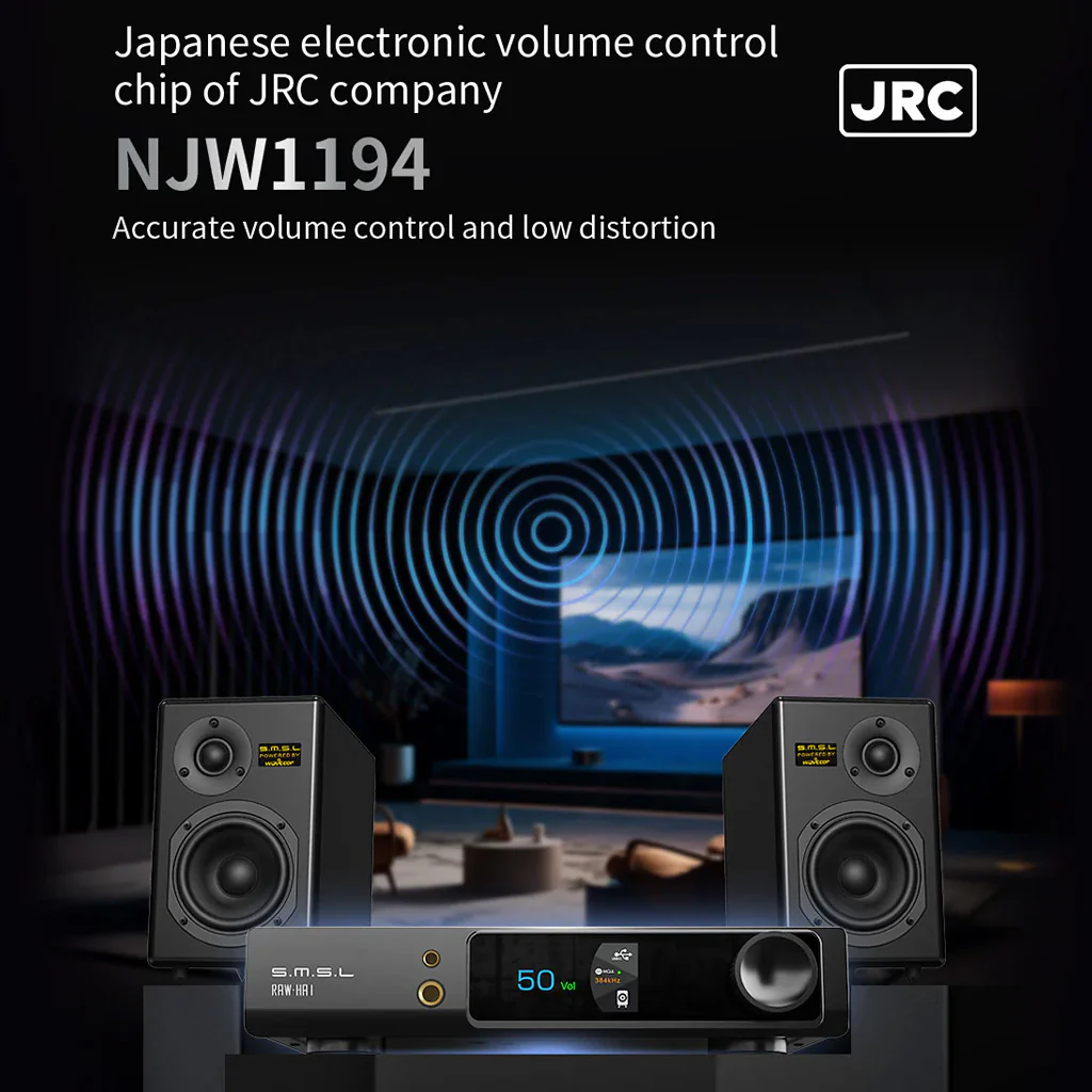 S.M.S.L RAW-HA1 CS43131 Desktop DAC & Power Amplifier - Image 8