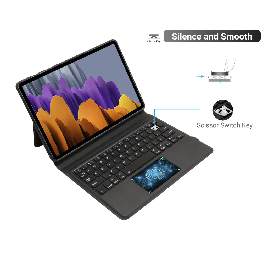 S-X700 Wireless Keyboard Case for Samsung Tab S7/ S8 11 - Image 5