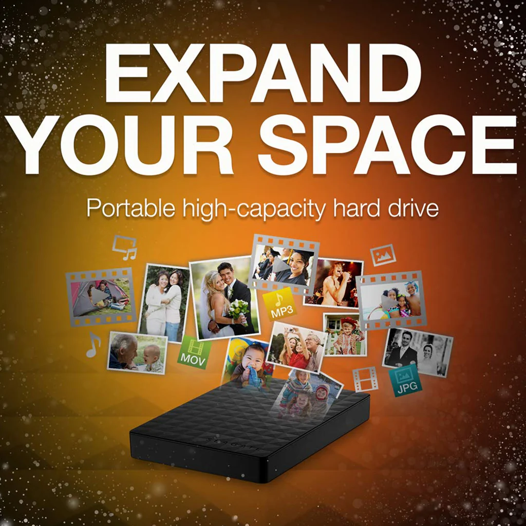 Seagate - Expansion External Hard Disc Drive (Unboxed) - Image 3