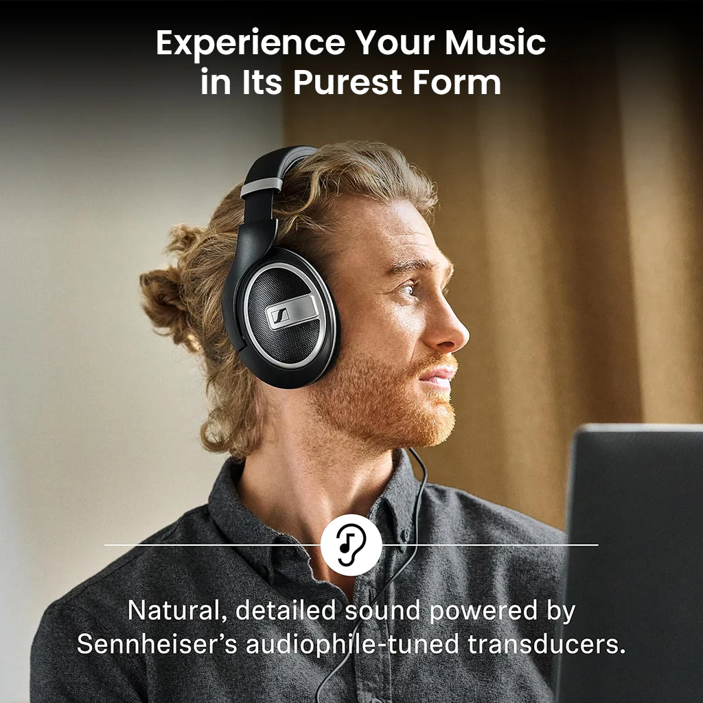 Sennheiser- HD 599 SE Closed-Back Wired Headphone - Image 3