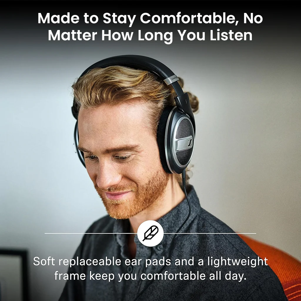 Sennheiser- HD 599 SE Closed-Back Wired Headphone - Image 6