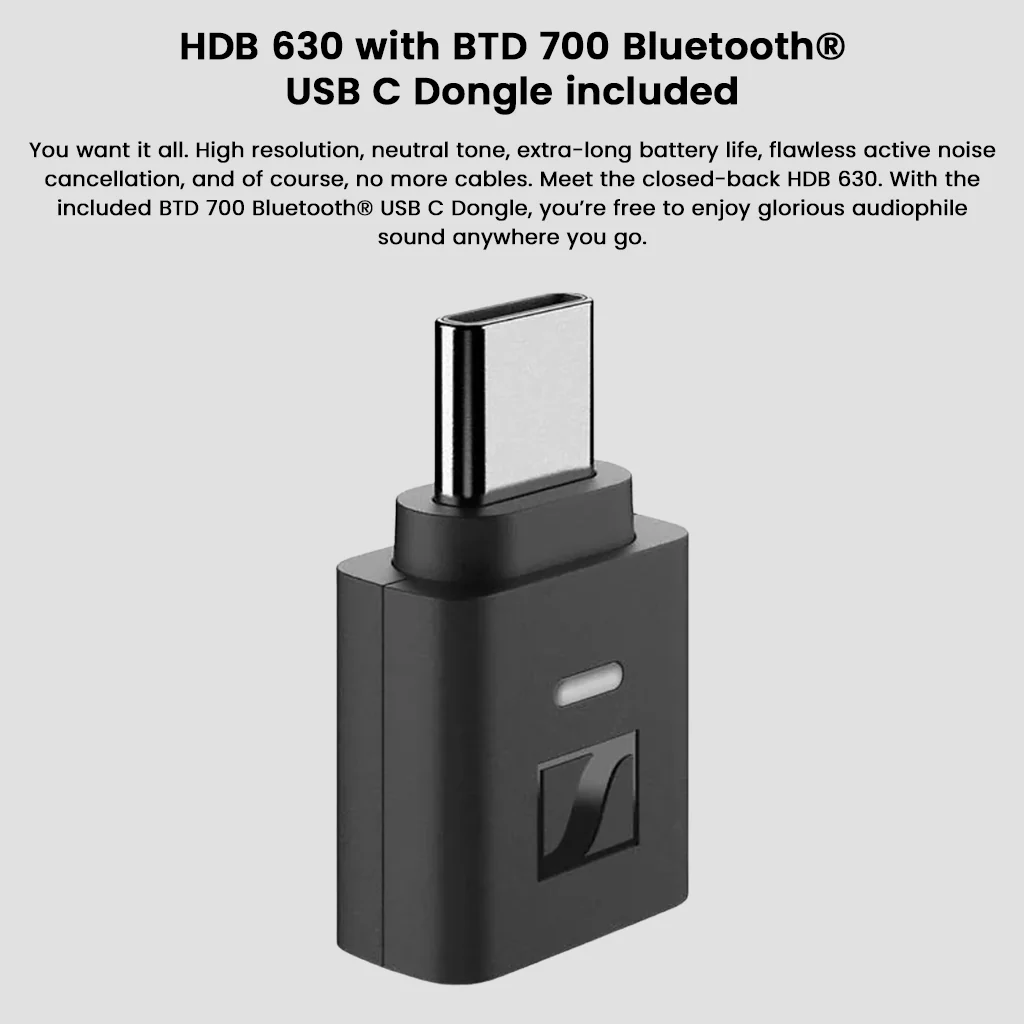 Sennheiser - HDB 630 Audiophile Grade ANC Wireless Headphones - Image 5