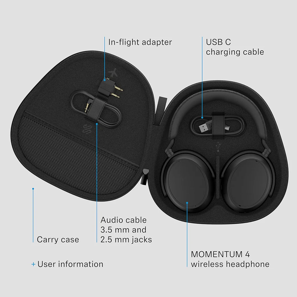 Sennheiser – Momentum 4 Wireless BT 5.2 Headphones - Image 10