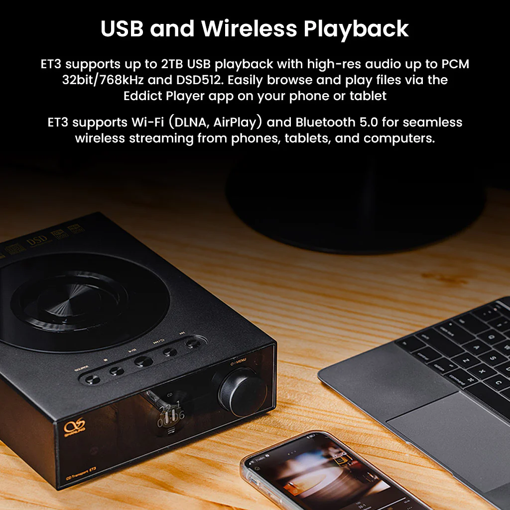 SHANLING ET3 Dedicated Digital CD Transport Compact CD Player - Image 9
