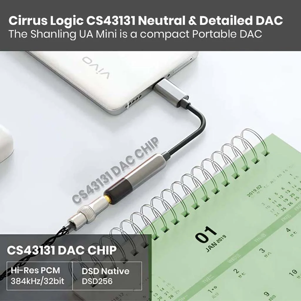 SHANLING UA Mini CS43131 Portable USB DAC & Amp - Image 3
