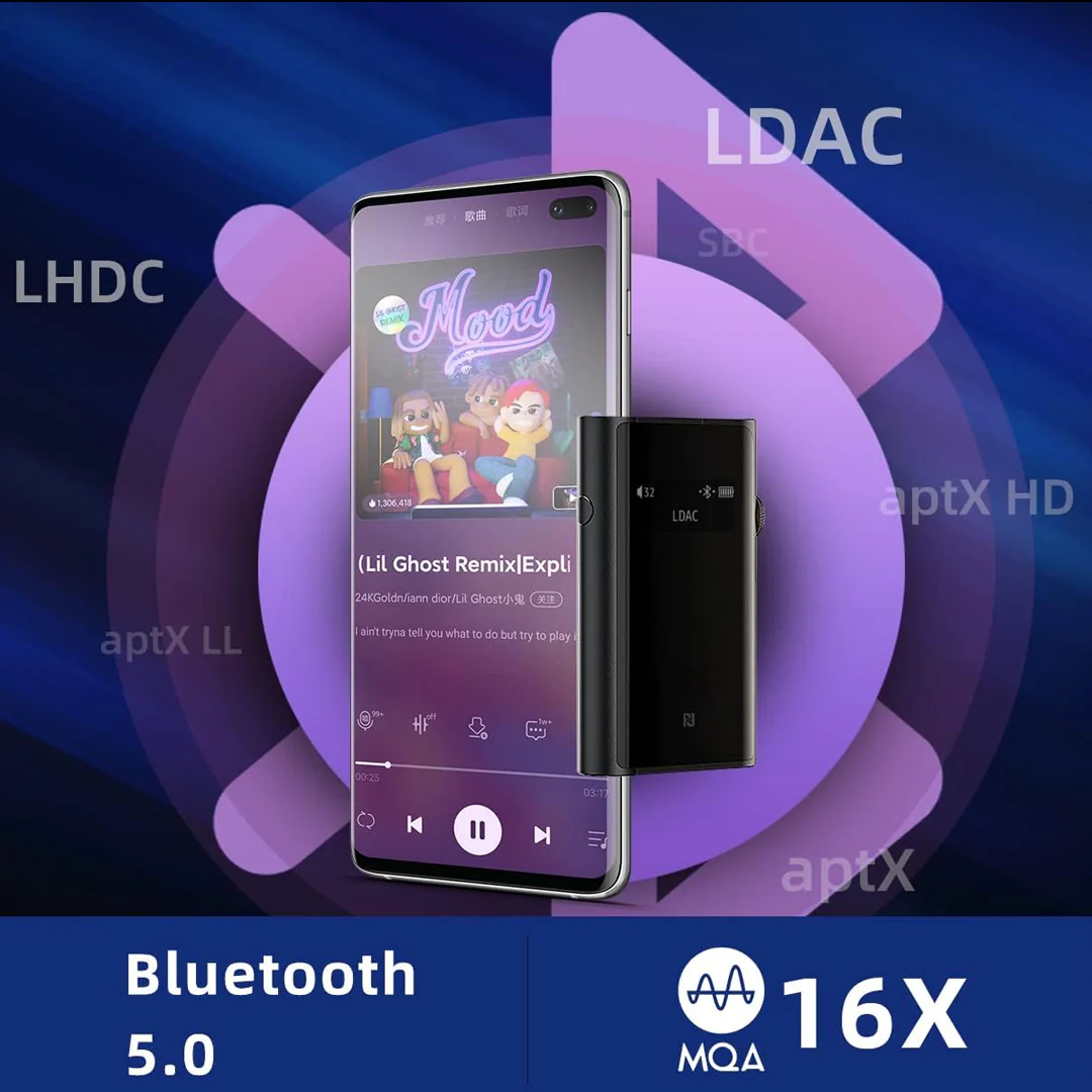 SHANLING - UP5 Bluetooth Headphone DAC & Amp - Image 4