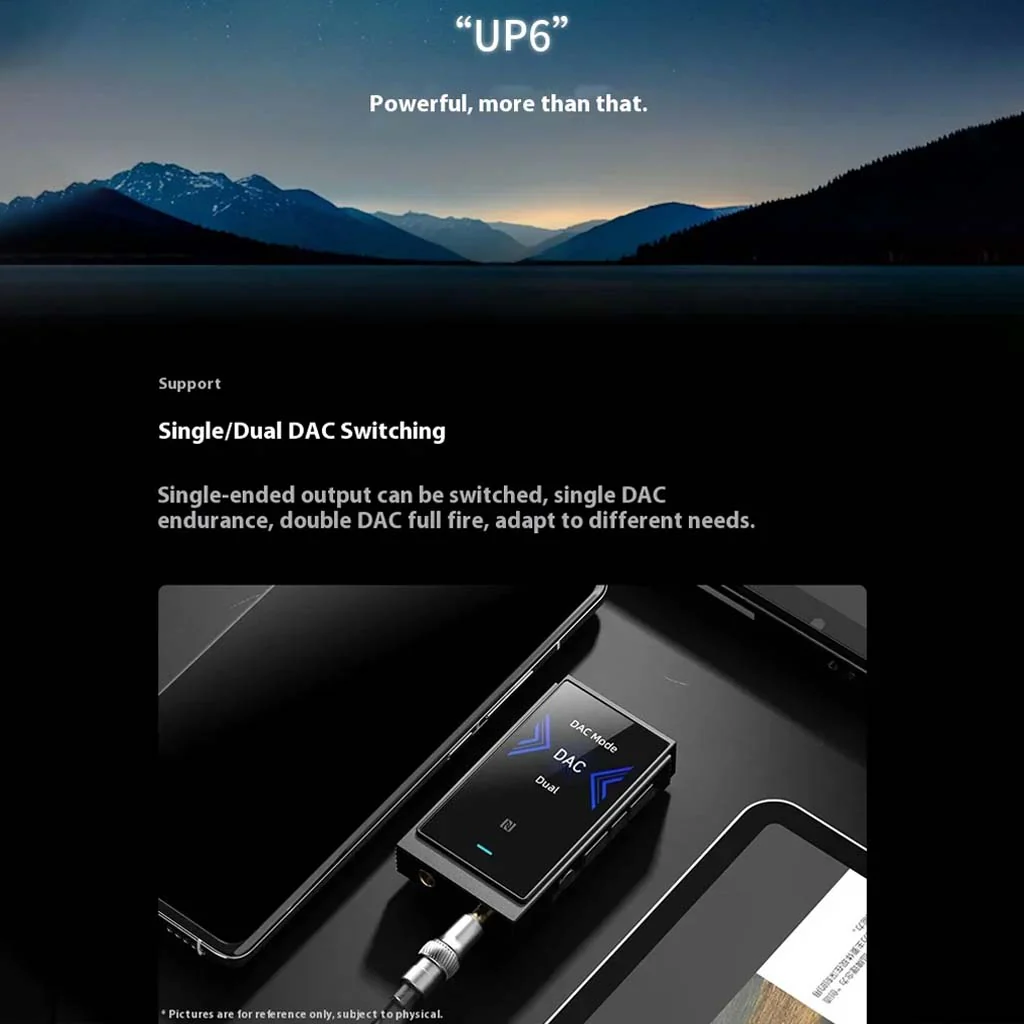 SHANLING - UP6 Dual ES9069Q Portable Bluetooth DAC & Amp - Image 14