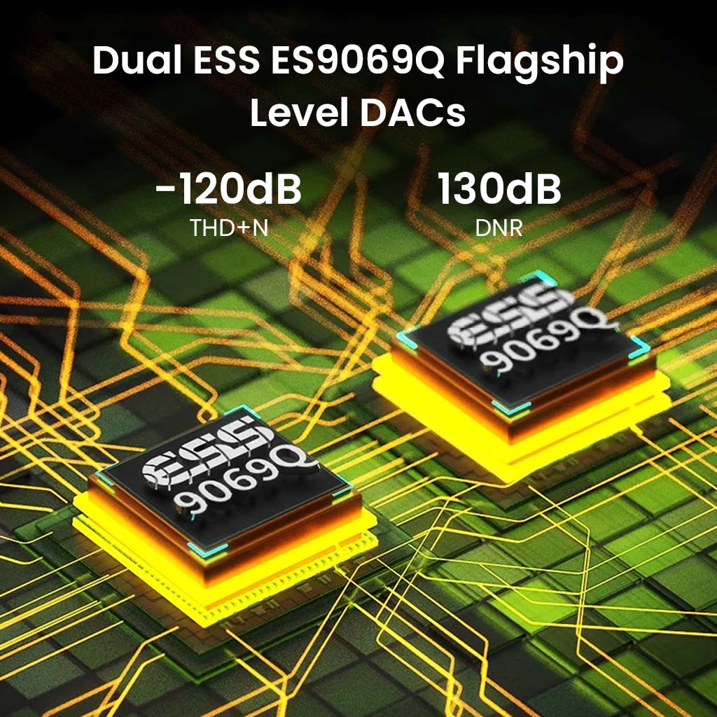 SHANLING - UP6 Dual ES9069Q Portable Bluetooth DAC & Amp - Image 6