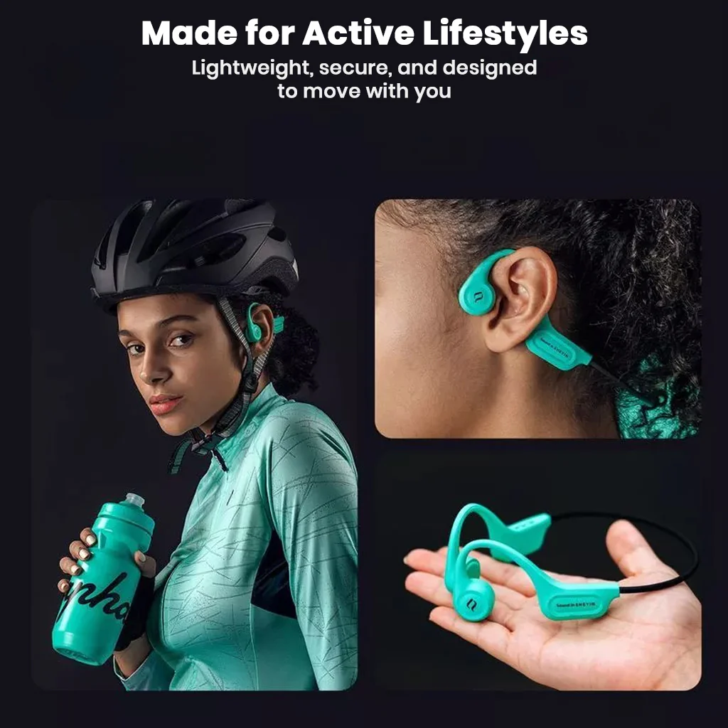 SHEYIN – X5 Bone Conduction IPX8 Water Resistant Bluetooth Headphones - Image 15