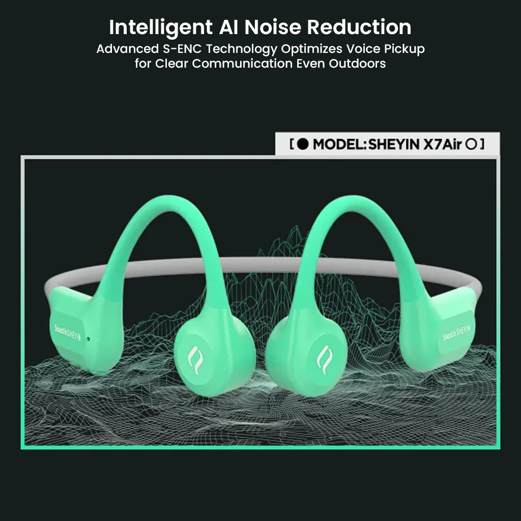 SHEYIN- X7 Air IPX8 Swimming Bone Conduction Bluetooth Headphones - Image 13