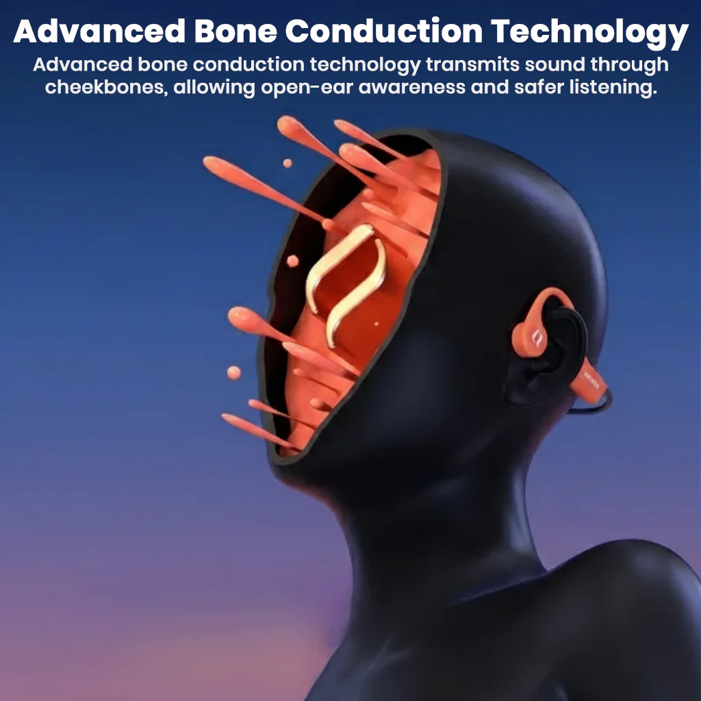 SHEYIN - X9 IPX8 Bone Conduction Bluetooth Headphones - Image 5