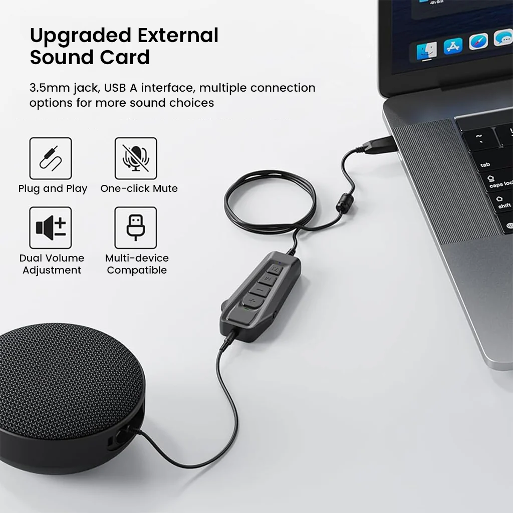 SIMGOT - GEW1 USB Gaming Sound Card - Image 6
