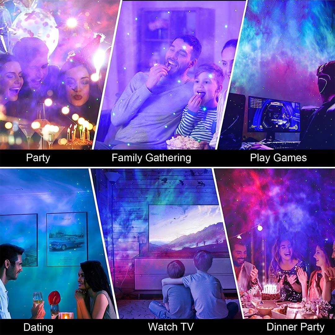 SK20 Wifi Smart Nebula Galaxy Star Light Projector, App & Voice Control - Image 10