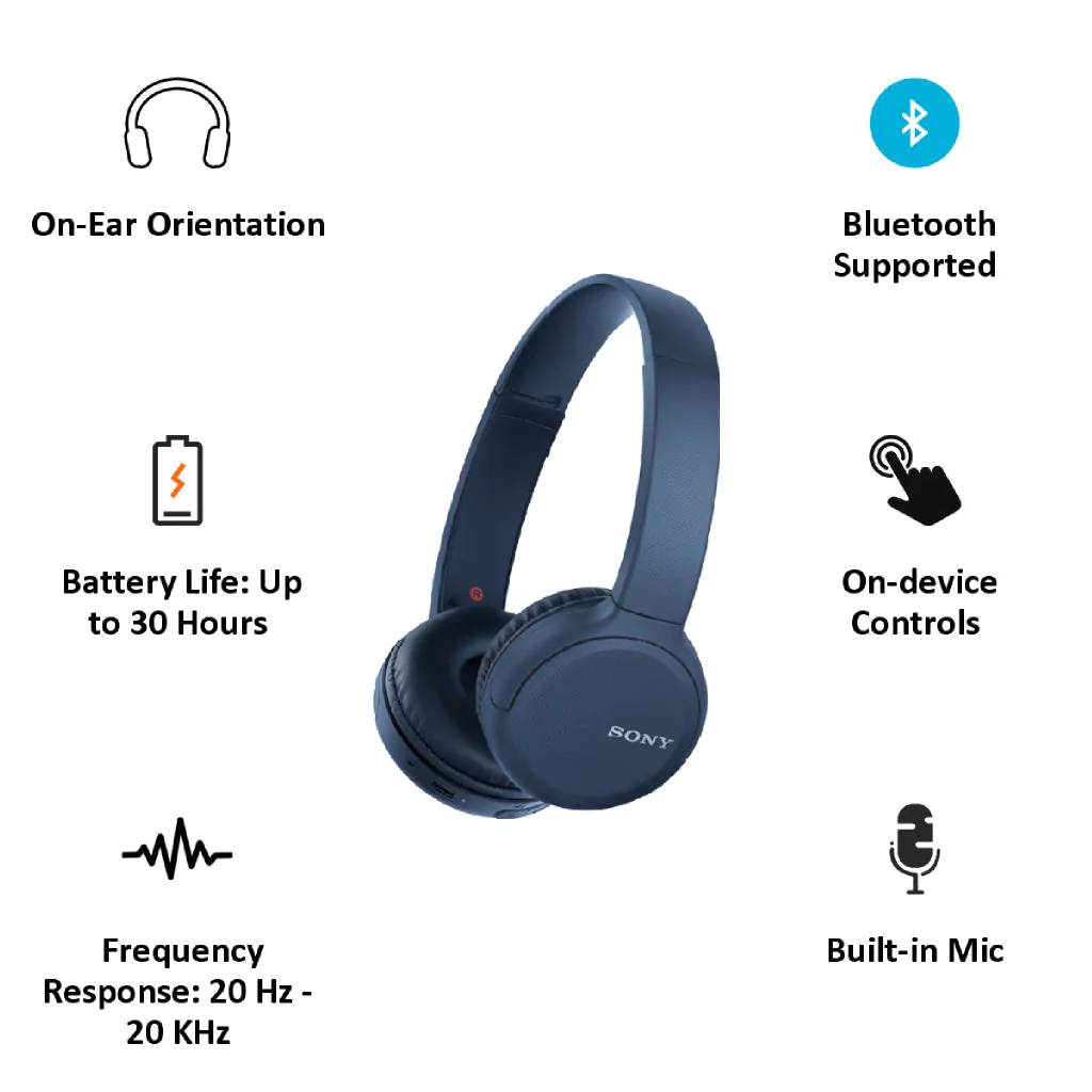 Sony - WH-CH510 Wireless Headphone - Image 8