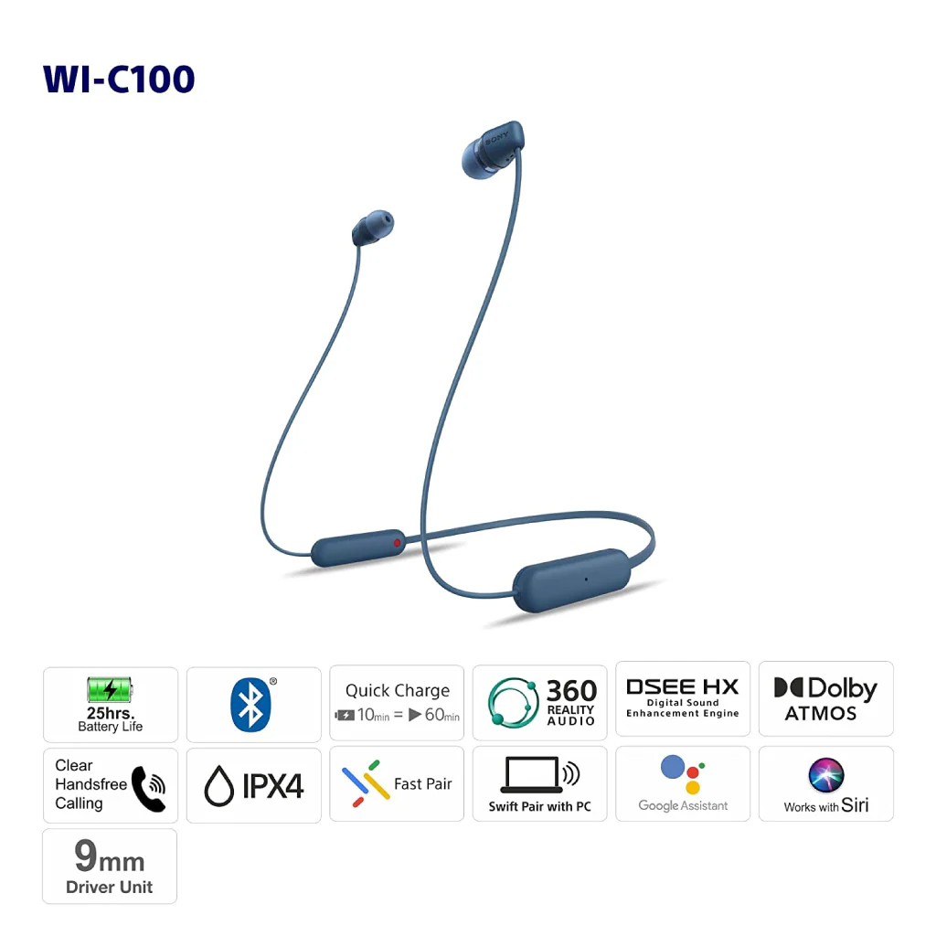 Sony - WI-C100 Wireless In-ear Headphone - Image 7