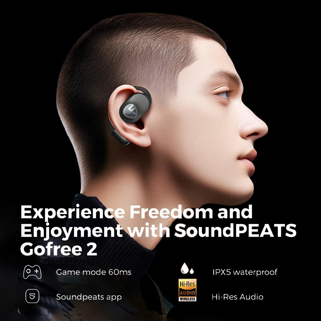 SoundPEATS - Gofree 2+ Wireless Open Ear Earbuds True Wireless - Image 15